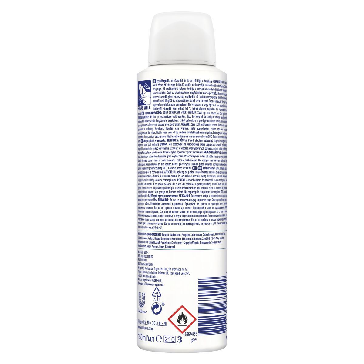 Rexona antiperspirant sprej za žene 150ml za održavanje svježine