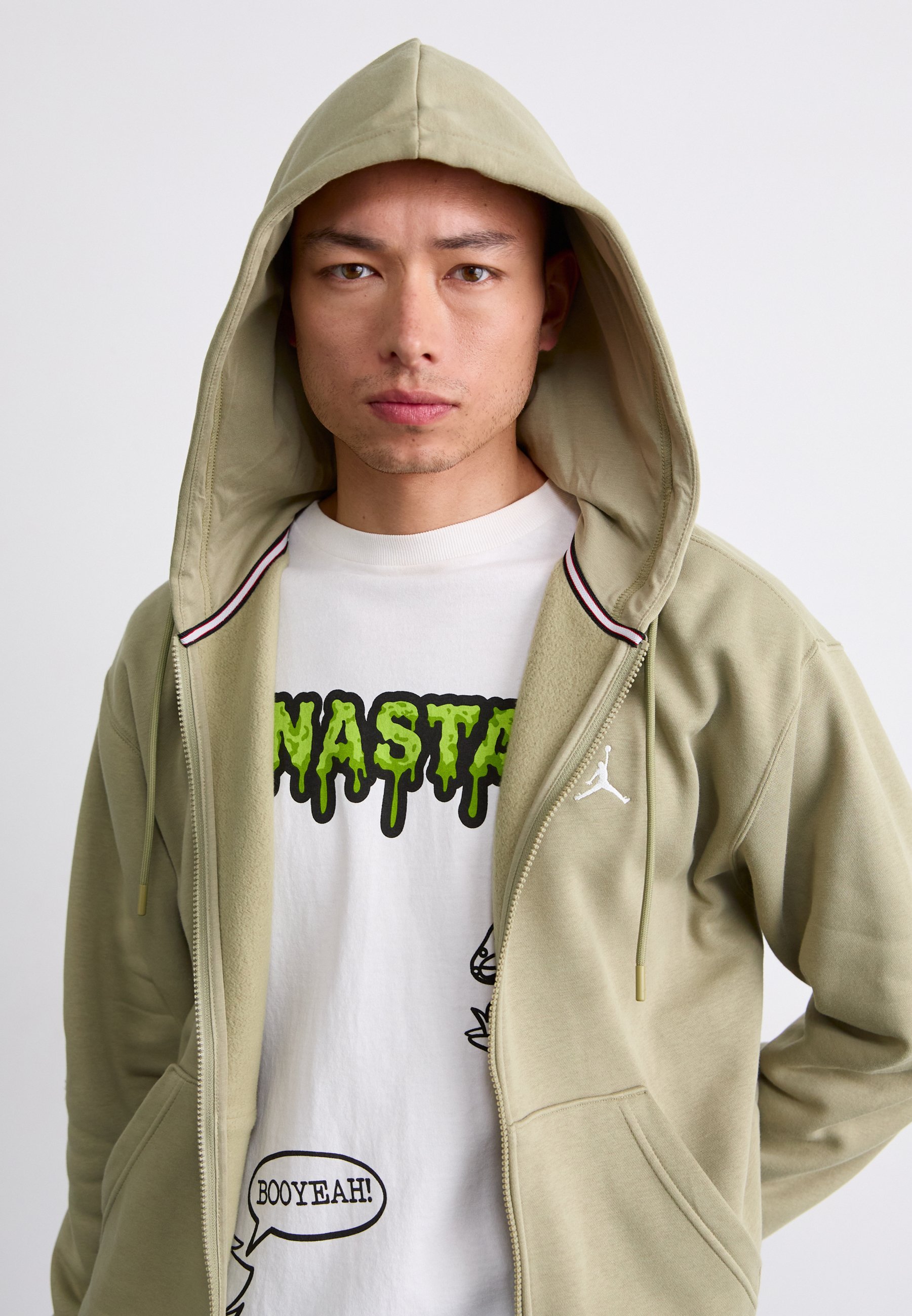 Sweat-shirt zippé Jordan - kaki/voile moyen