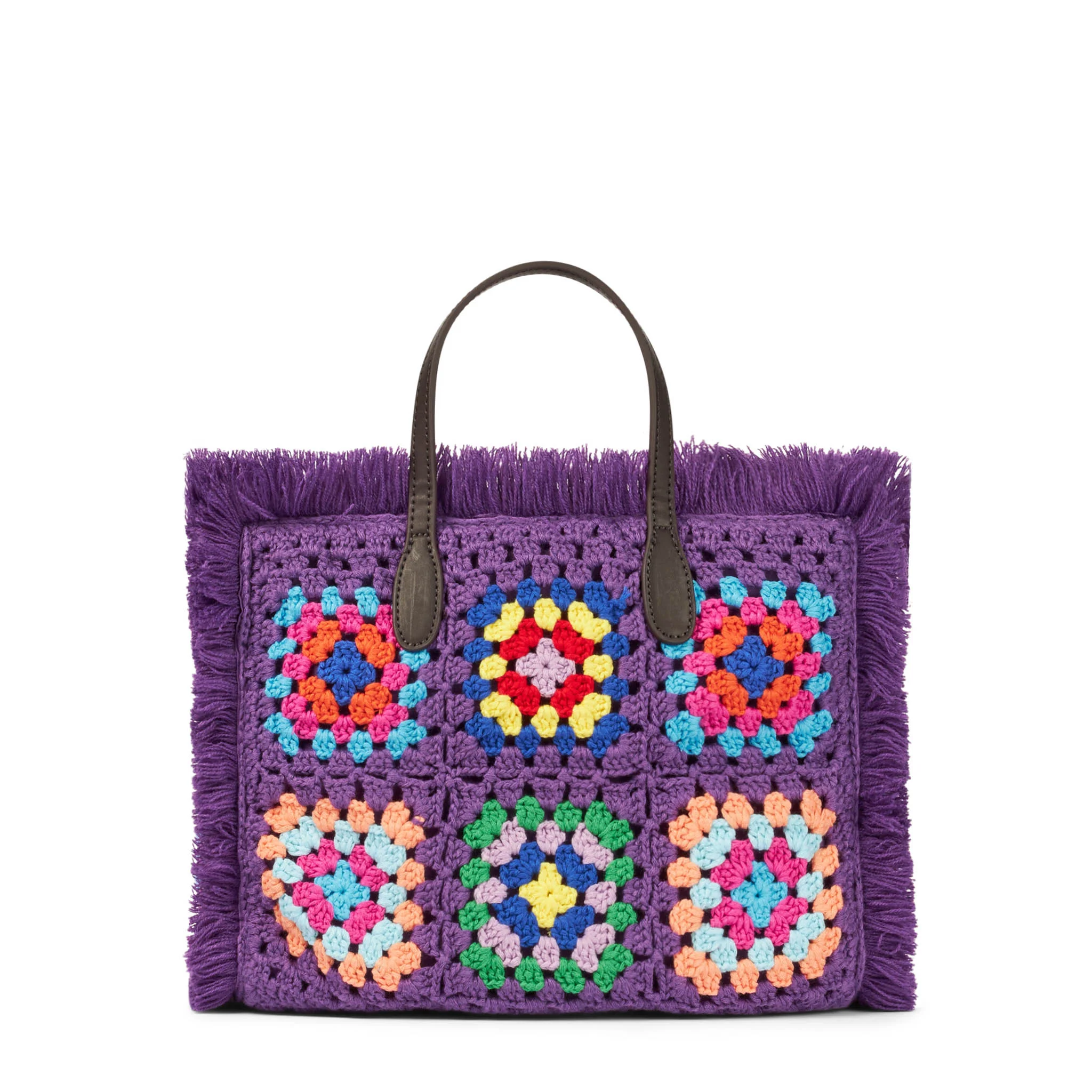 Colette-tas met gehaakte tegels