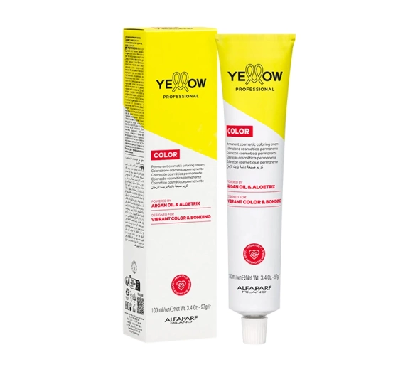 Yellow Professional Color trwała farba do włosów 7.1 Medium Ash Blonde 100ml