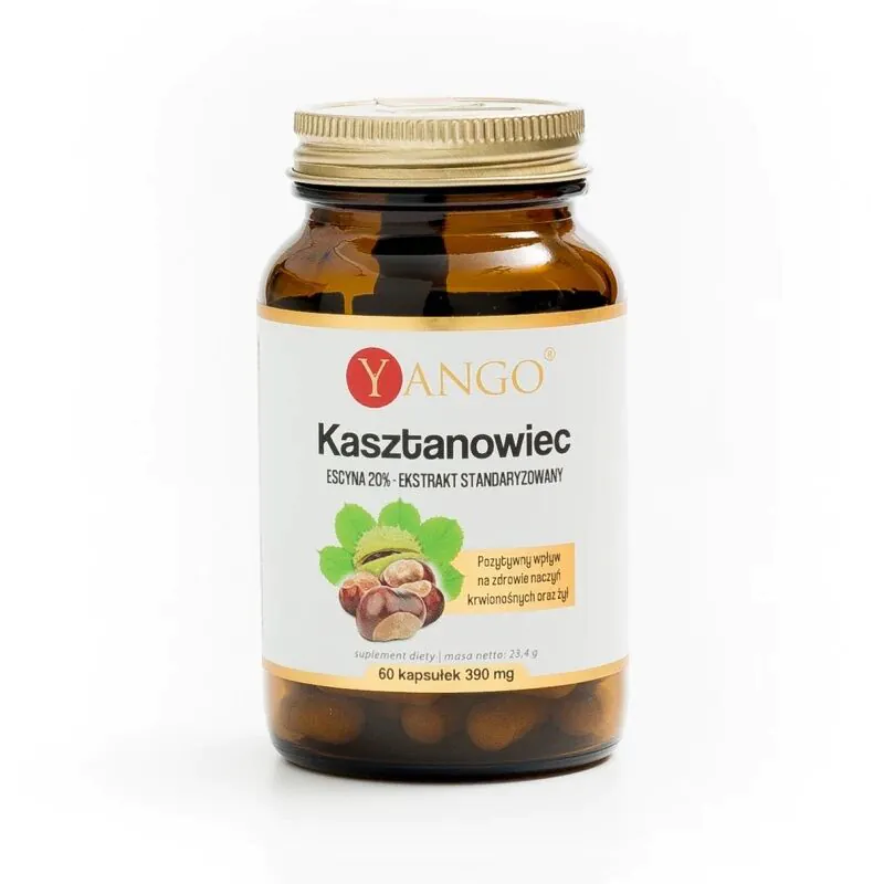Yango Kasztanowiec Ekstrakt 20% Escyny Kapsułki