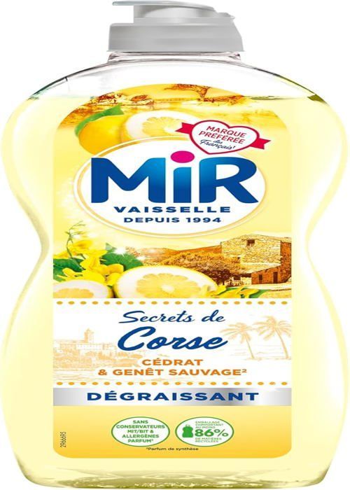 Mir Vaisselle - Secrets de Corse - Cédrat & Genêt Sauvage - 675ml