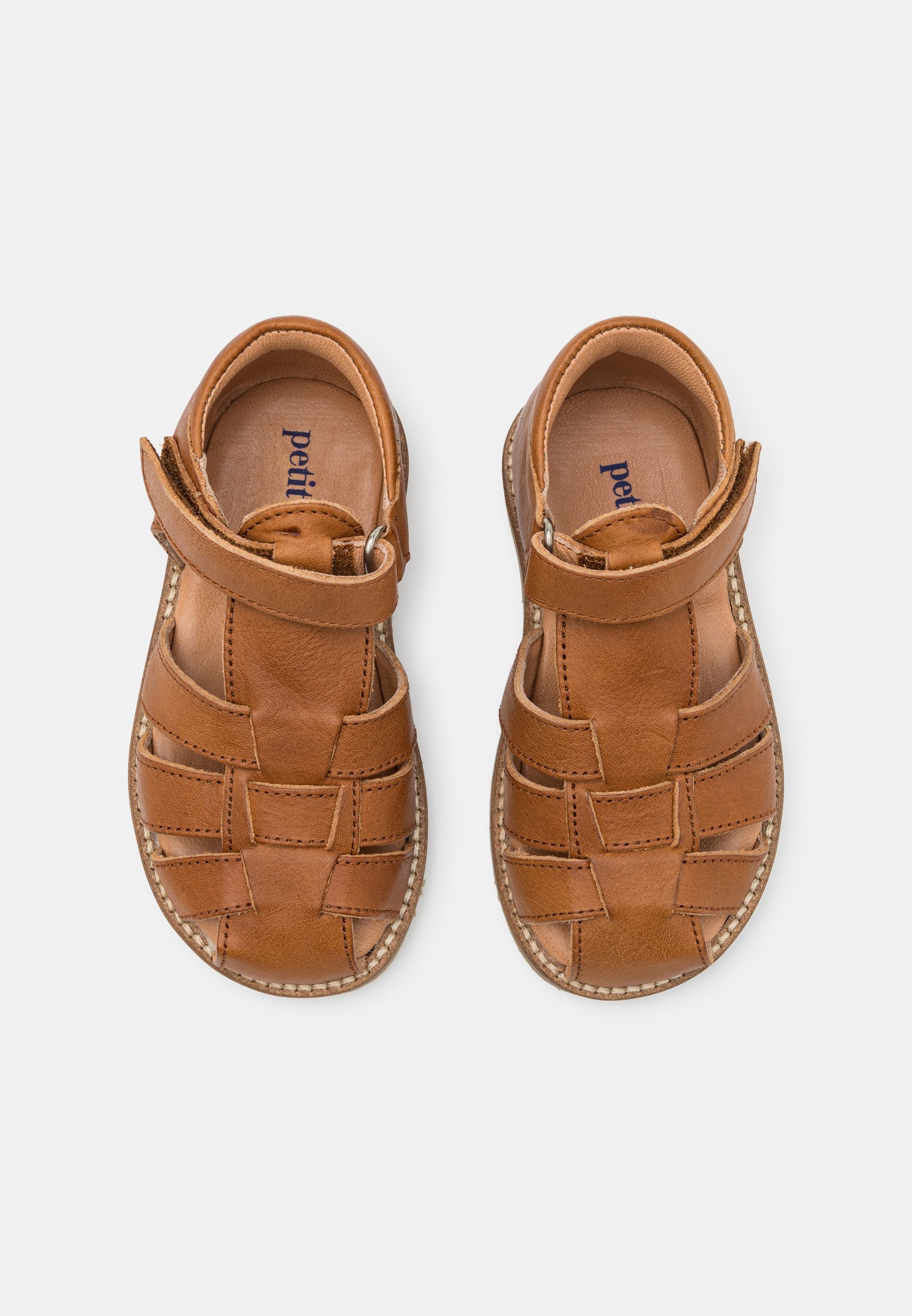 Petit Nord Copenhagen CLASSIC UNISEX - Ballerinas mit Knöchelriemen - Cognac