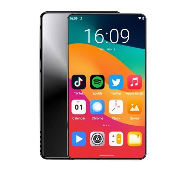 Reproductor MP4, 3+32 GB, Wi-Fi, Bluetooth, pantalla HD de 5 pulgadas, sonido Hi-Fi, batería de 2500 mAh, carga USB, portátil, negro