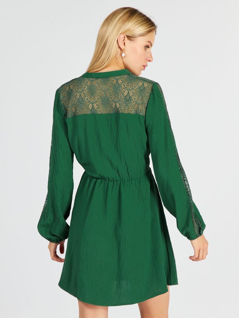Vestido curto - VERDE
