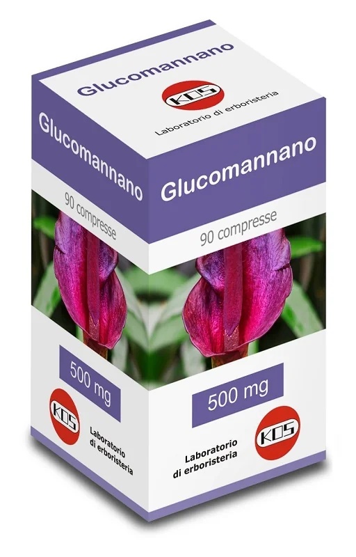 KOS Glucomannane 90 comprimés 500 mg