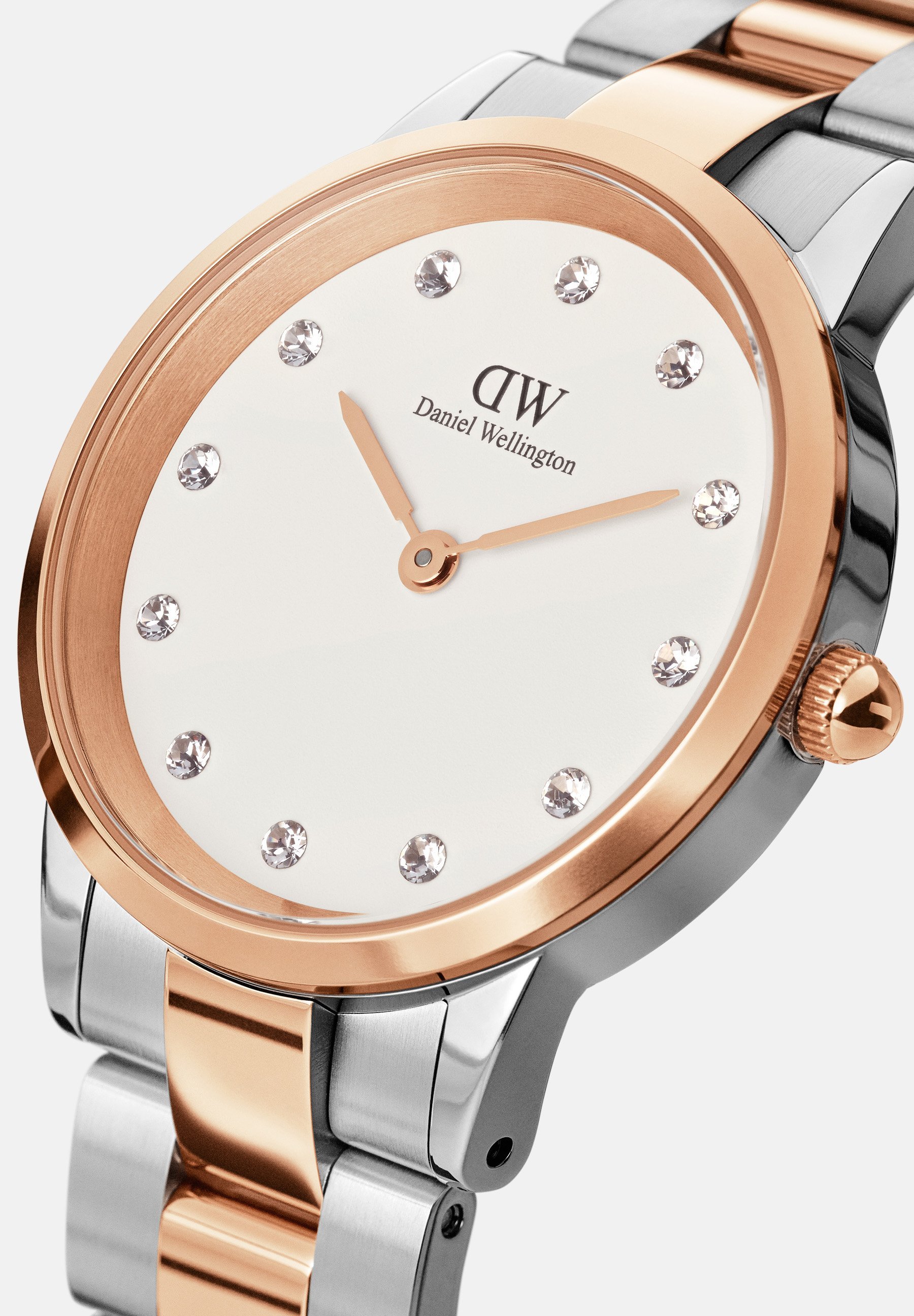 Daniel Wellington Iconic Link Lumine – 28 mm - Horloge - roségoudkleurig