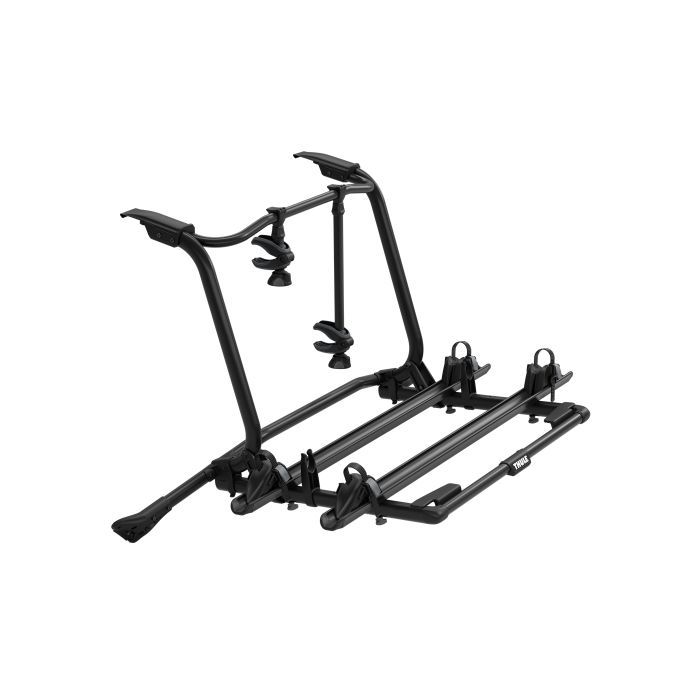 Portabici - THULE - Wanderway - Preassemblato per portellone posteriore VW T6 - 2 biciclette (4 esterne) - Capacità di carico 60 kg