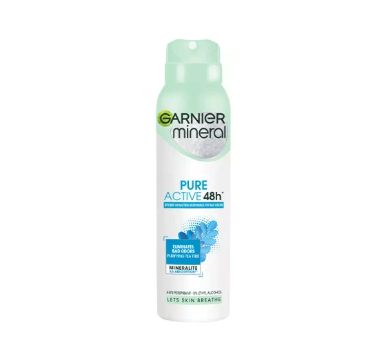 Garnier Mineral Pure Active 48h antyperspirant w sprayu dla kobiet 150 ml