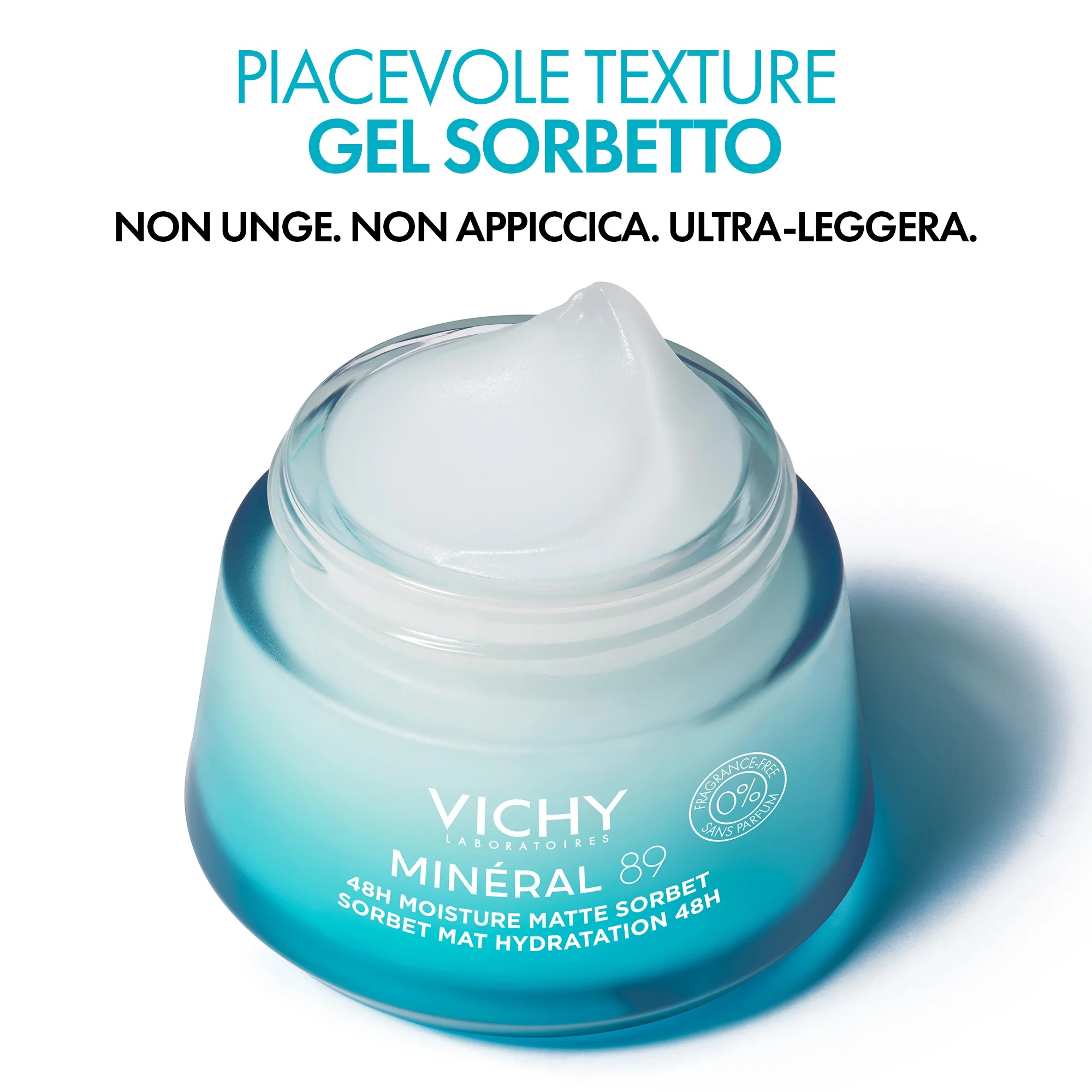 VICHY Vichy Mineral 89 crème voor de vette huid 50 ml hydraterend