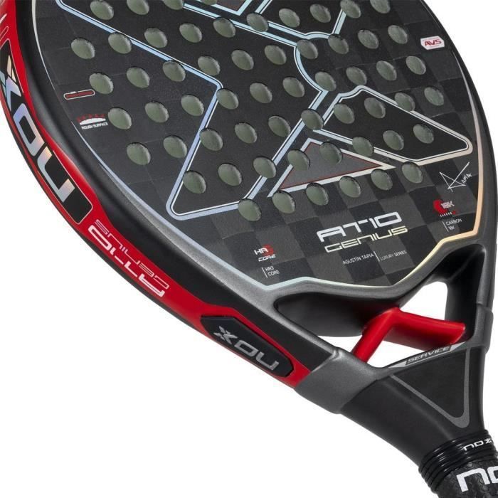 Padel racket - NOX - AT10 Luxury Genius 18K - Black/Red - Adult - 18K Carbon