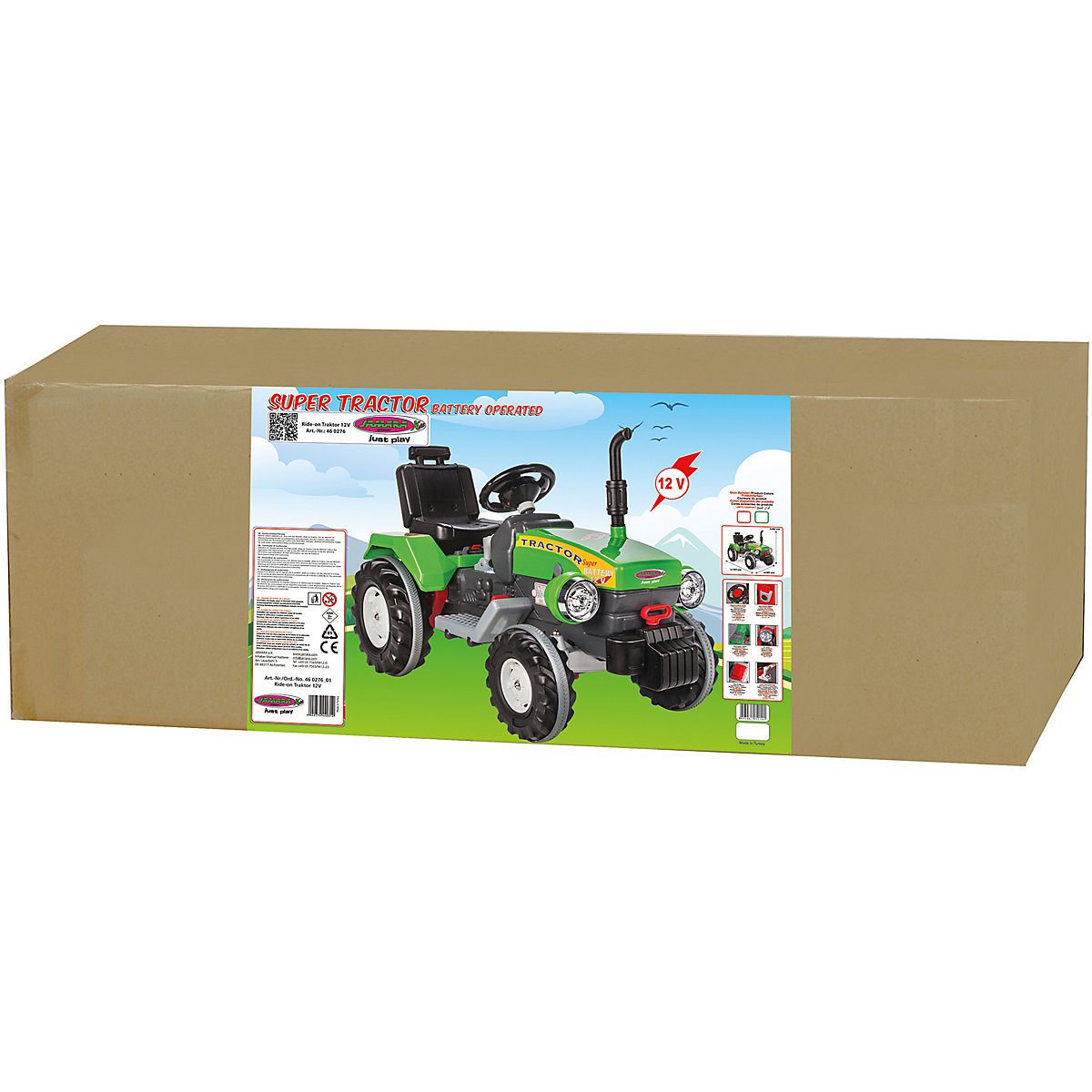 Jamara Ride-on Traktor Power Drag 12V vihreä