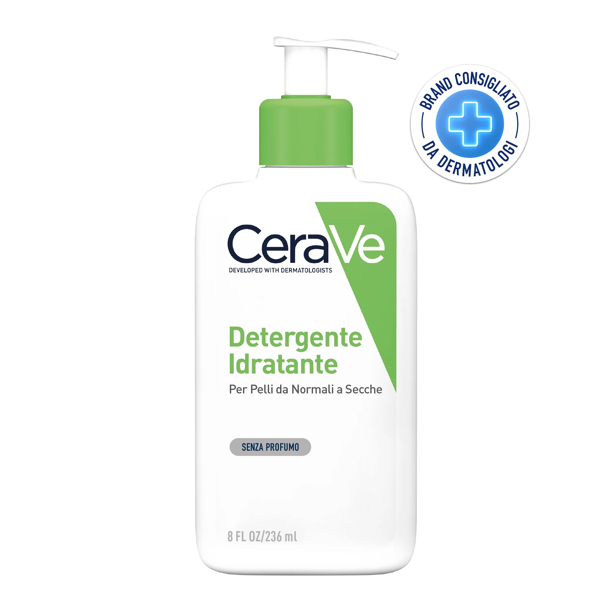 CERAVE Feuchtigkeitsspendender Reiniger 236 ml Für normale bis trockene Haut