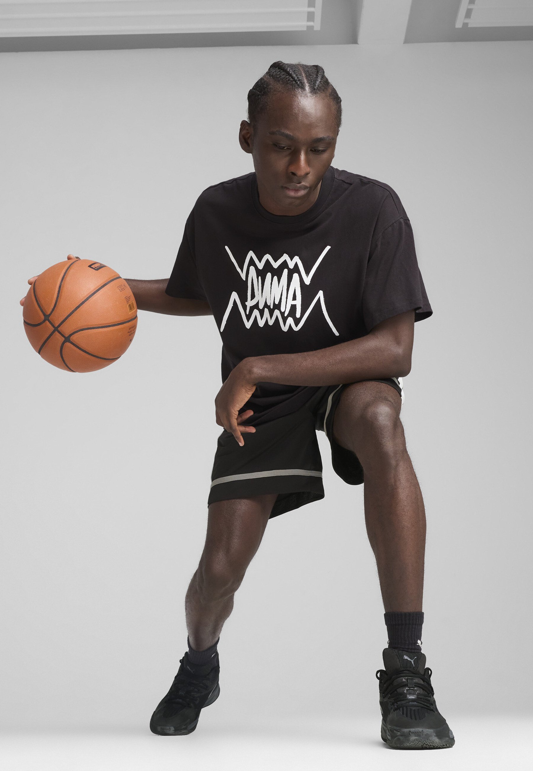 JAWS CORE BASKETBALL - T-shirts med print - blackPuma
