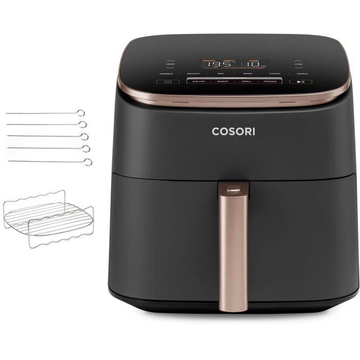 COSORI Turbo Blaze Chef Edition Airfryer - 6L kapacitet - 6 programmer - 1725W - Sort