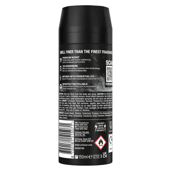 Lynx Fine Fragrance prémiový tělový sprej White Oak 150ml