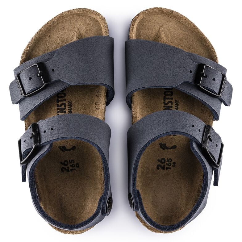 New York Kids Birko-Flor Nubuck - Navy Navy