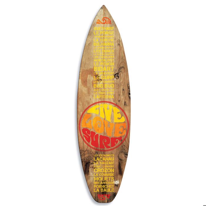 Koristeellinen surffilauta, live love surf