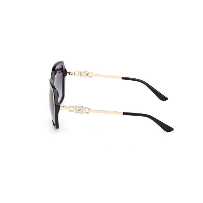 Gafas de sol GUESS GU00267 57/17/140 Negro brillante Parte frontal inyectada MUJER GU00267