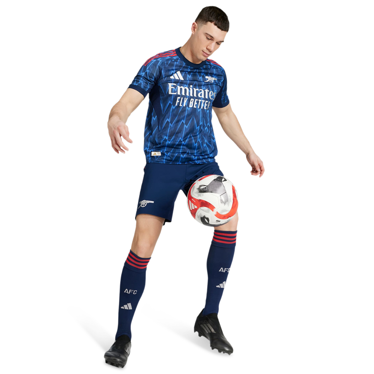 adidas Arsenal 25/26 Autentisk Udebanetrøje