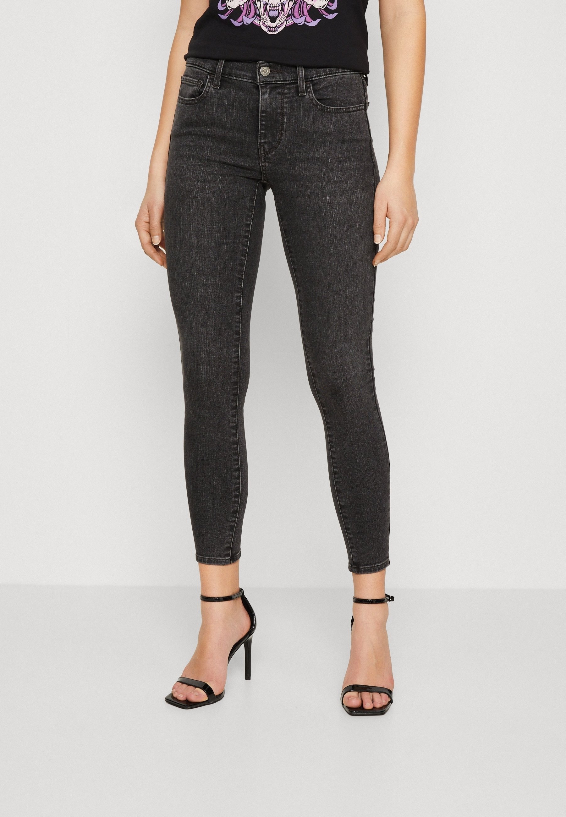 Levi's® Skinny Fit jeans - zwarte denim
