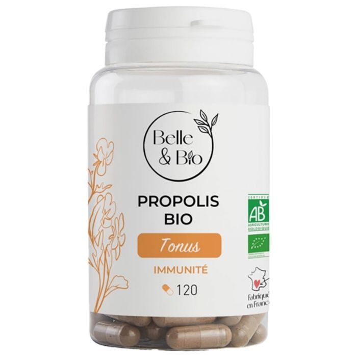 Belle et Bio - Propolis Bio 120 Gélules - Contre les agressions hivernales
