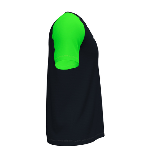 Camiseta Manga Corta Joma Academy Iv Negro Verde Flúor