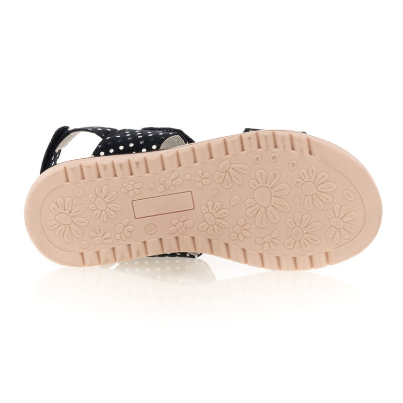 Sandalias azules para niña / Zapatos de punta abierta