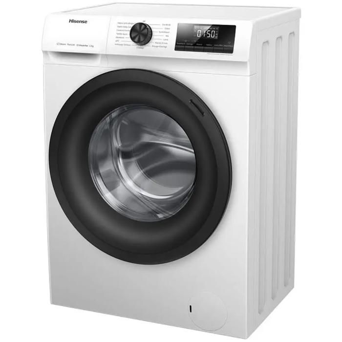 Lavatrice a carica frontale - HISENSE - 12 kg - 1400 giri/min - Funzione vapore - Display a LED