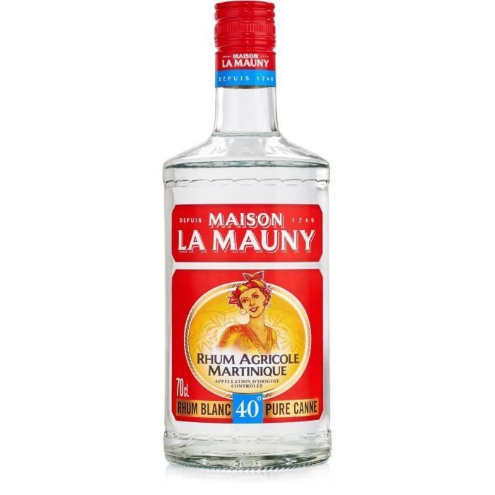 Maison La Mauny - Ron agrícola blanco - 40,0% vol. - 70cl