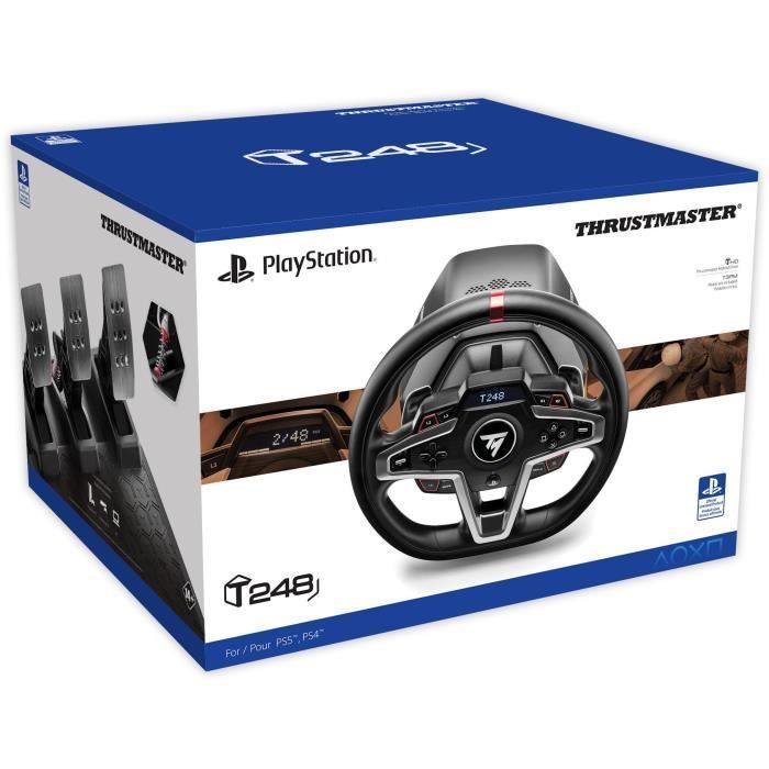 THRUSTMASTER T248 Racing Wheel and Magnetic Pedals, PS5, PS4, PC