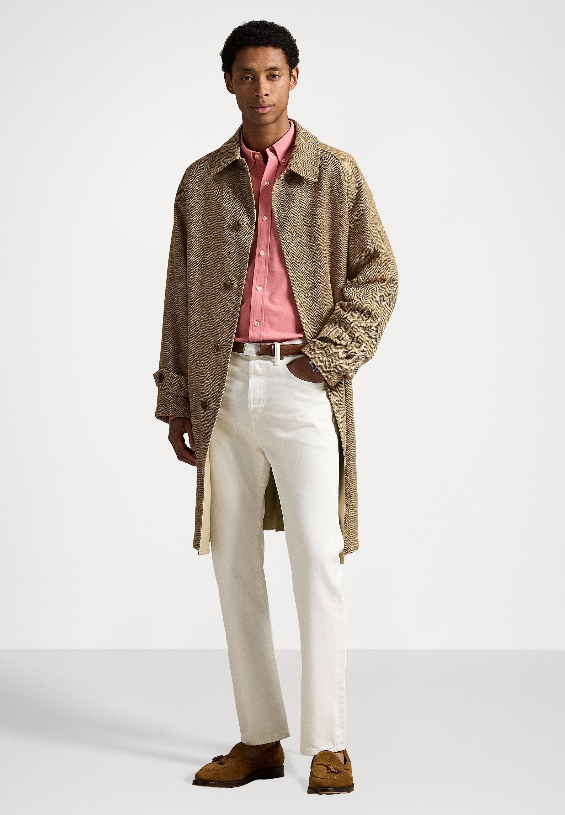 Polo Ralph Lauren Featherweight Mesh Shirt - Shirt - desert rose