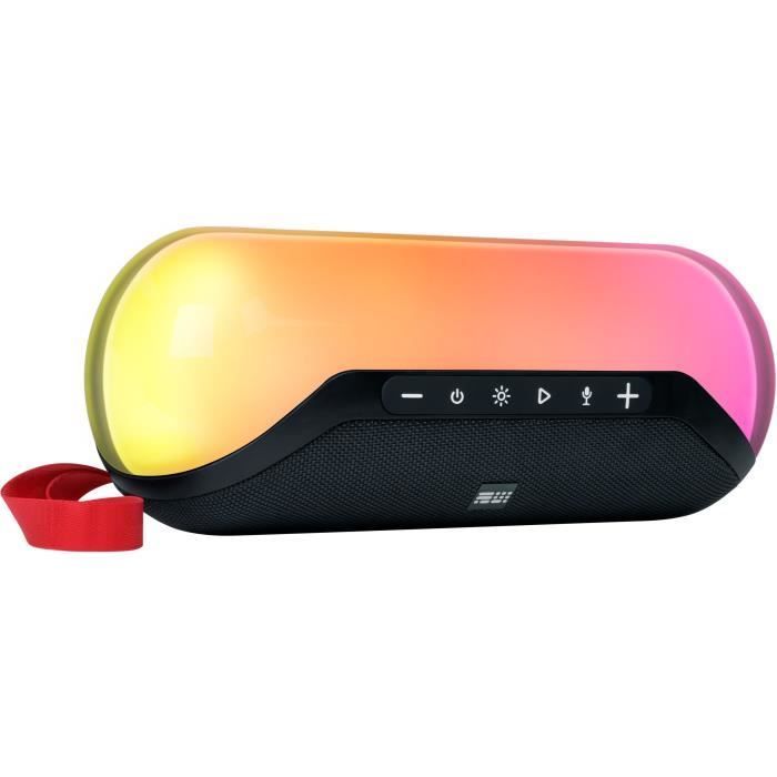 Trådløs højttaler med lys - BIGBEN PARTY - Bluetooth 5.3 - USB - 50W - Trådløs mikrofon inkluderet - Stemmeskifter