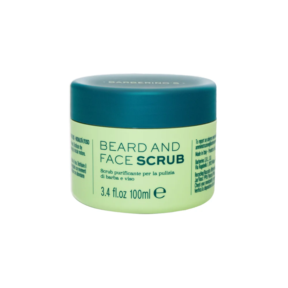Viso Scrub Viso e Barba - Esfoliante viso, Trattamento Barba