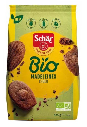 SCHAR Schar Bio Madeleines Choco 150 γρ