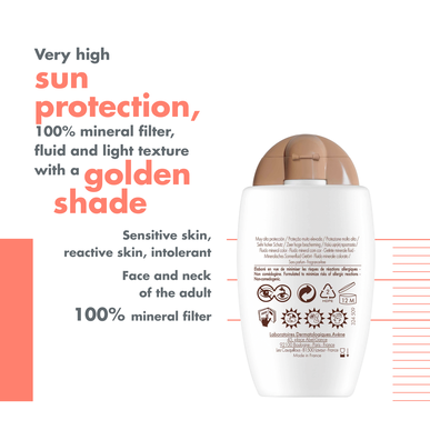 Avène Mineral Fluid Solskyddsmedel SPF50 40ml