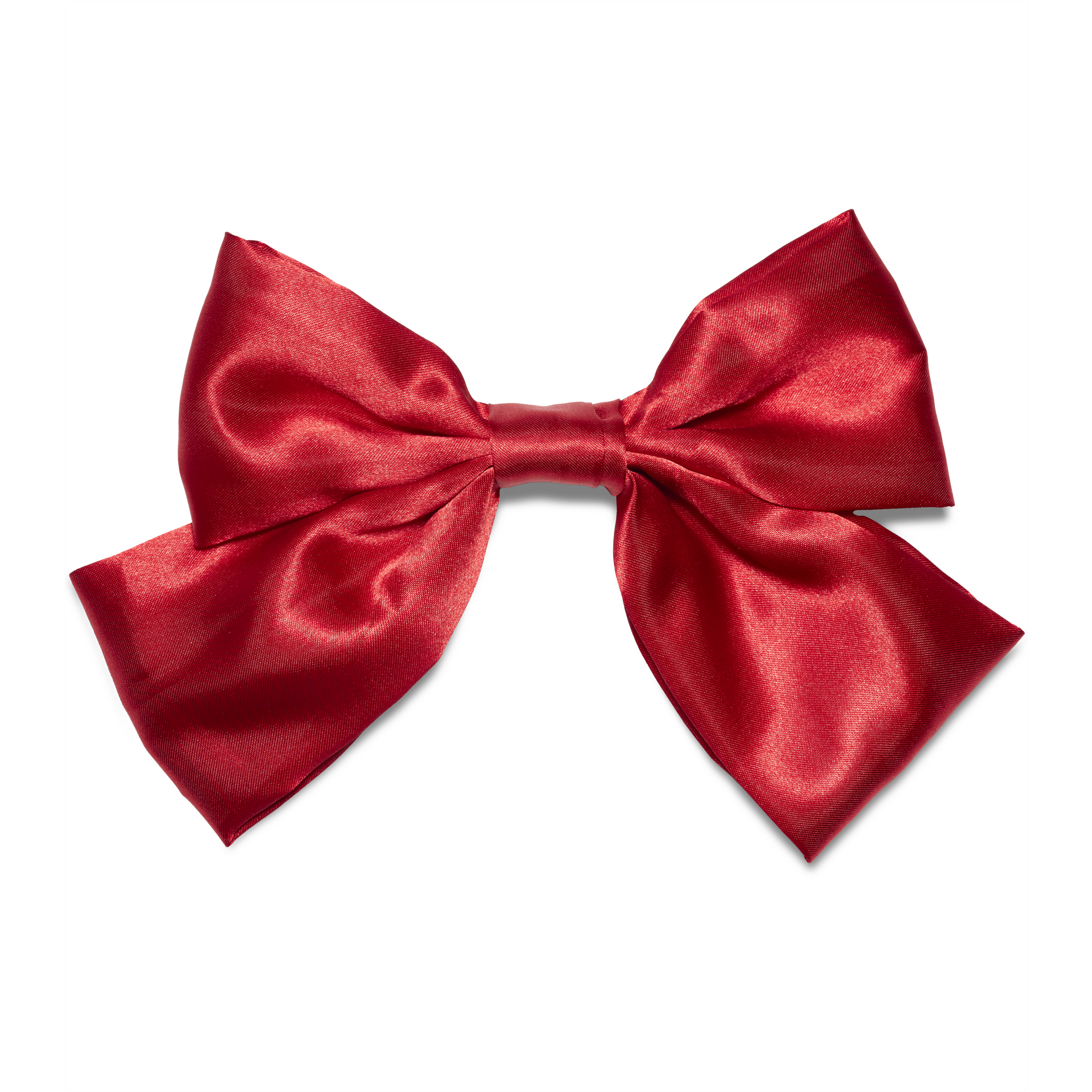 Plaukų segtukas su kaspinu „Red Satin Beauty“