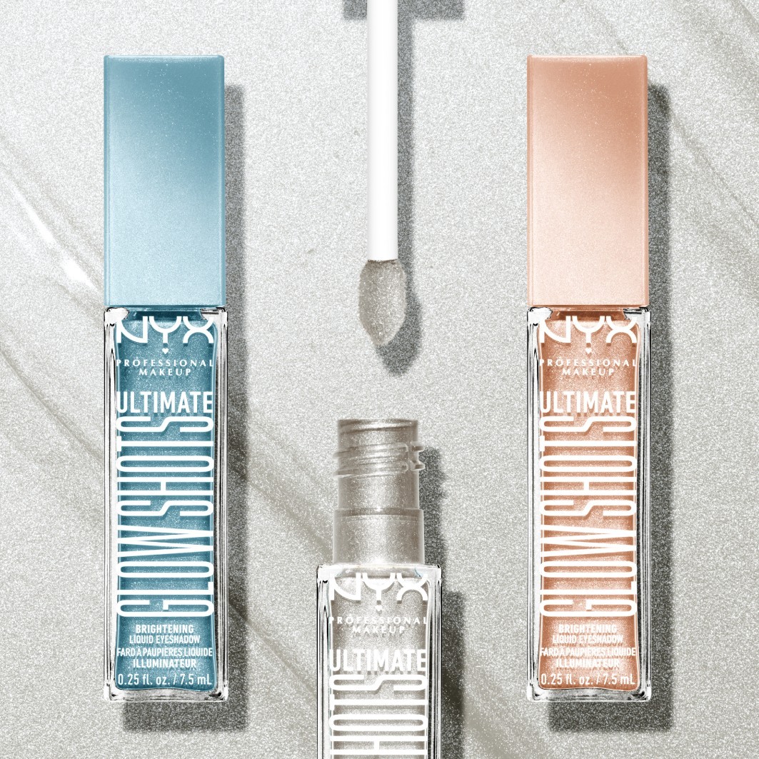 NYX Professional Makeup Ultimate Glow Shots skysti akių šešėliai - 7,5 ml