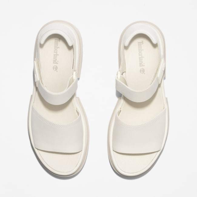 Sandalo a Doppia Fascia Everleigh da Donna in                bianco