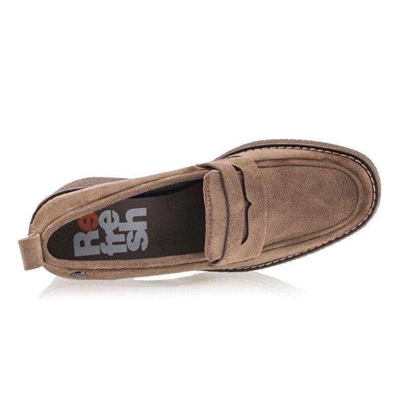 Naisten ruskeat loaferit/veneilykengät
