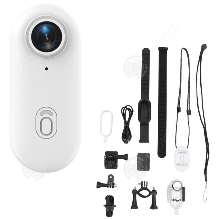 Kit de cámara deportiva INN 4K 30fps WiFi para mascotas con clip trasero de 120 grados, cámara para ciclismo, cámara de acción, cámara corporal