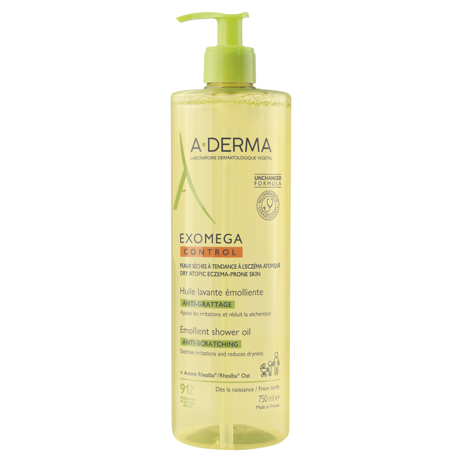 Contrôle des exomégas A-Derma