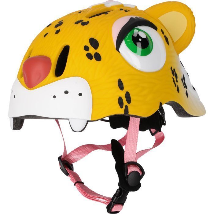 Bike Helmet - CRAZY SAFETY - Leopard - Size S (49-55cm)