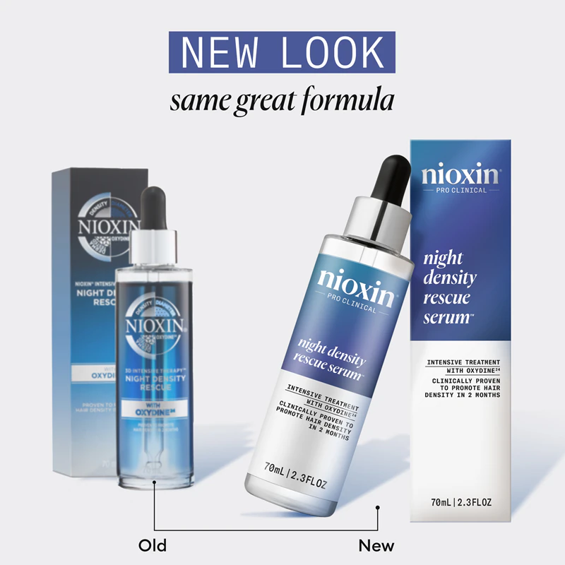 Nočná starostlivosť Nioxin Night Density Rescue Serum pre rednúce vlasy