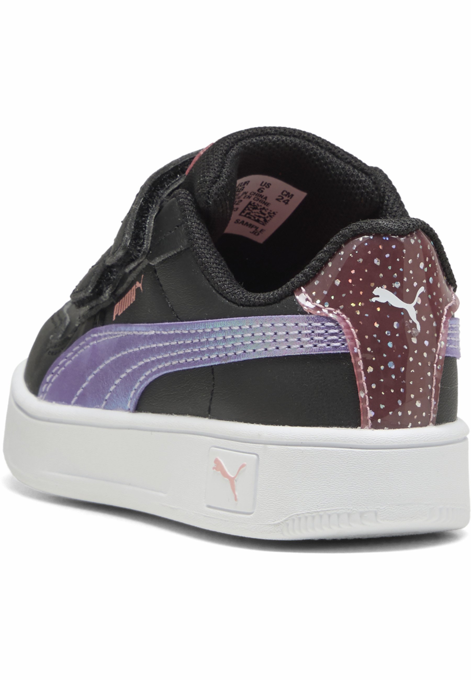 Puma CARINA STREET BLURRY DREAMS - Dětské boty - black/white/white