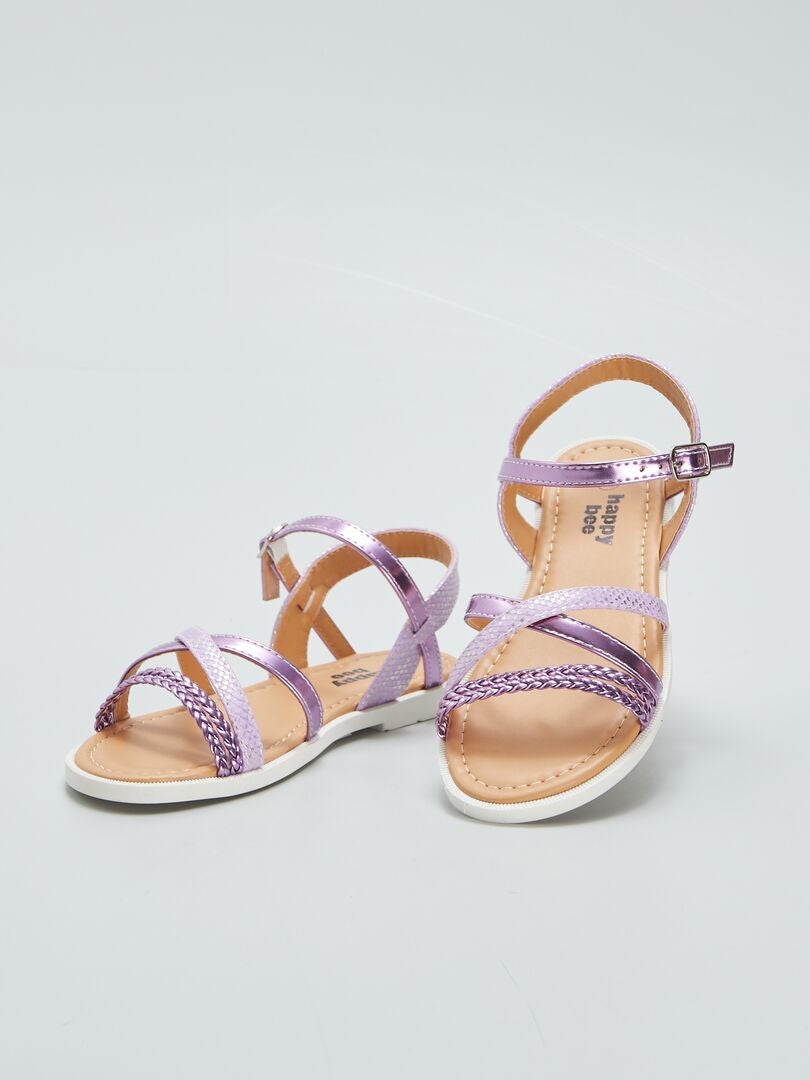 Sandalias con tiras - - ROSA