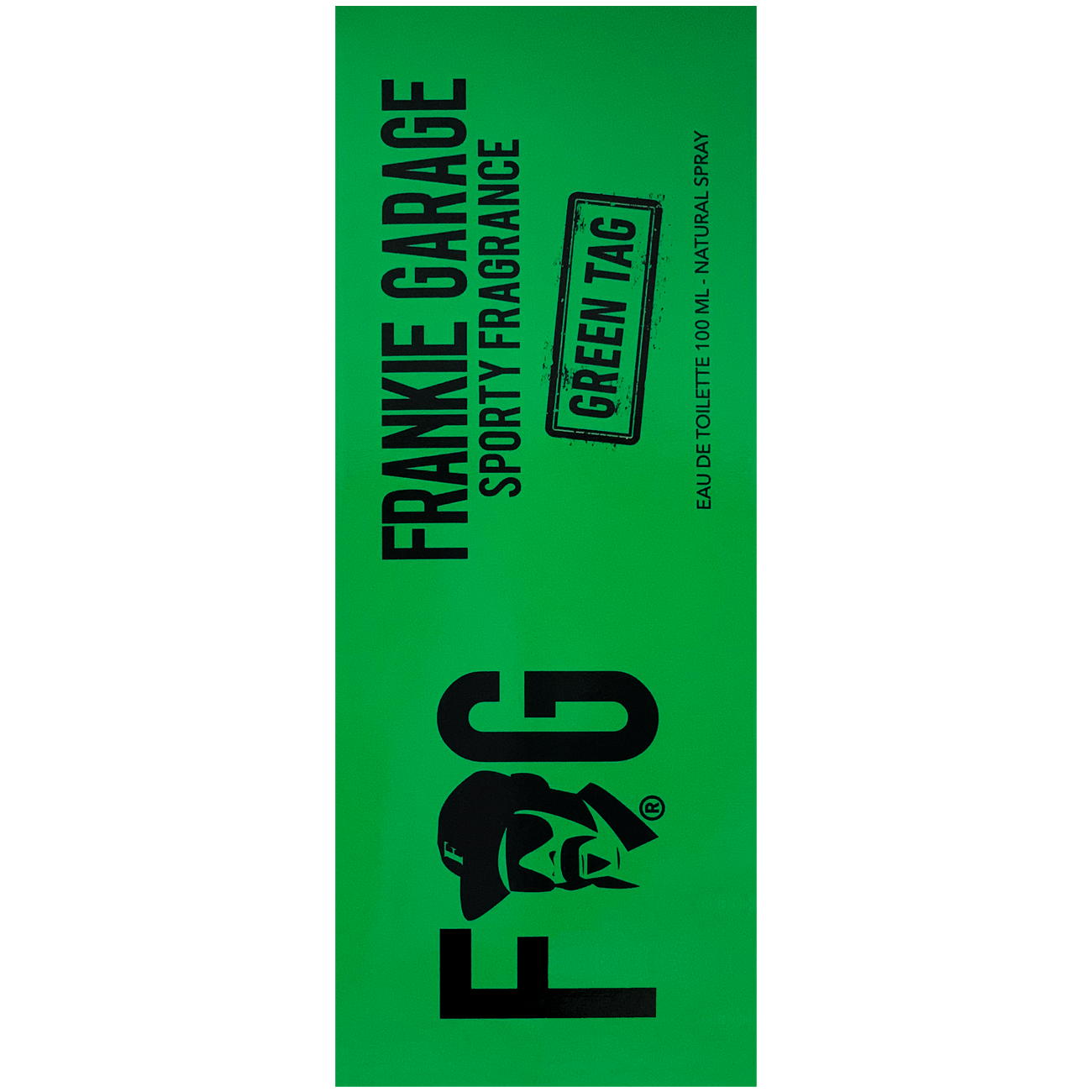 Etiqueta verde de Frankie Garage