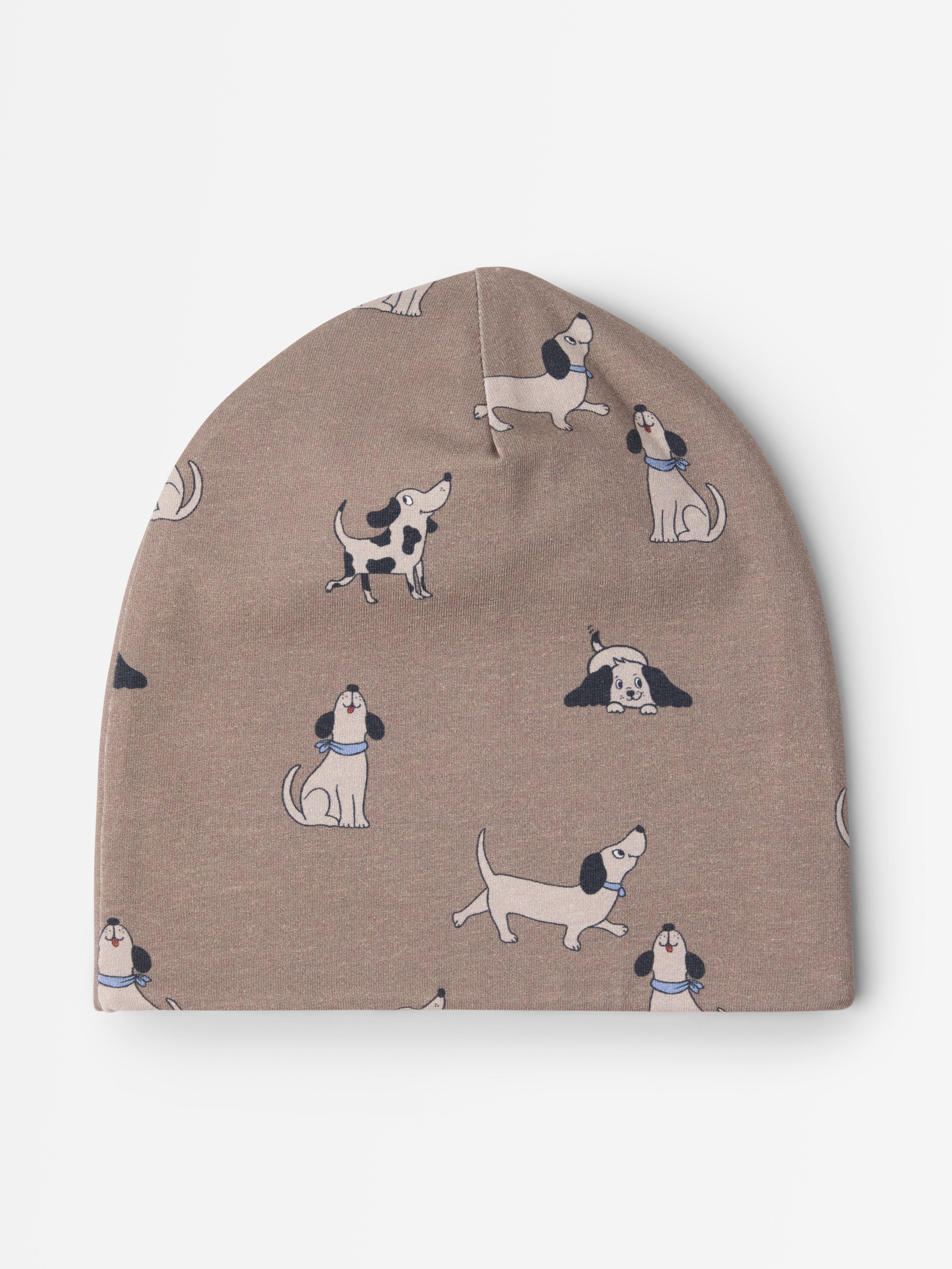 Gorro com forro cáqui escuro