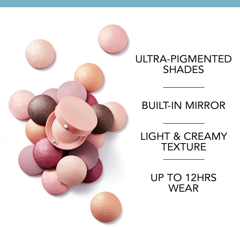 Bourjois maži apvalūs indeliai individualiems akių šešėliams