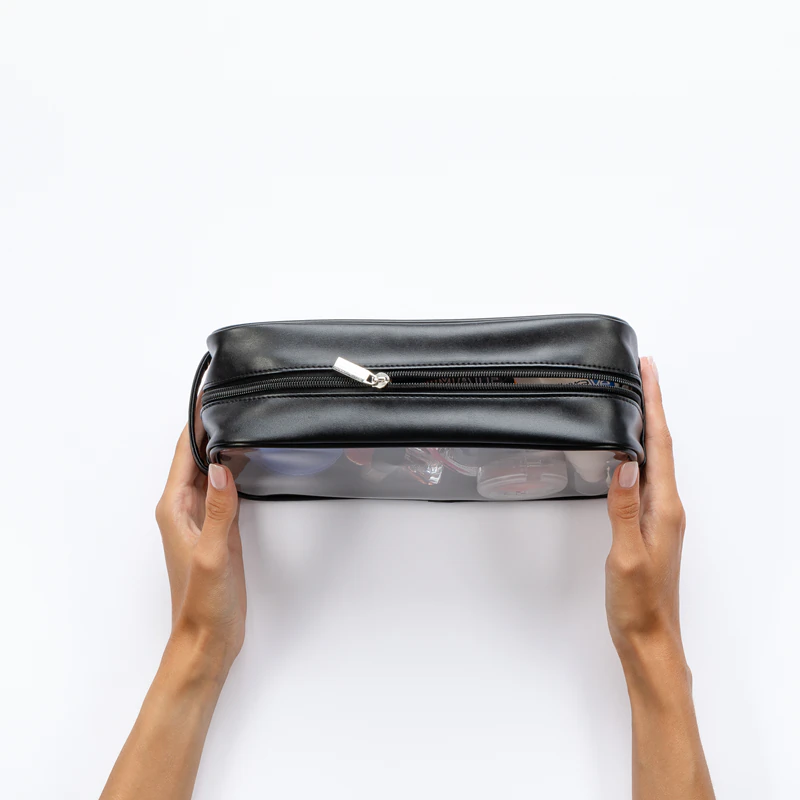 Notino Travel Collection Große durchsichtige Organizer-Kosmetiktasche